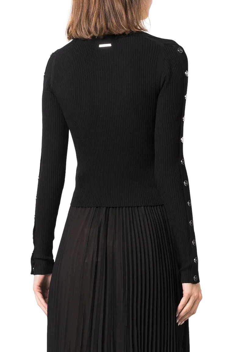 Michael Kors CON CHAPAS EN MANGAS - Jersey De Punto - Black, Mujer 5 Michael Kors CON CHAPAS EN MANGAS - Jersey De Punto - Black, Mujer - Imagen 3