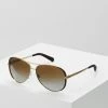 Michael Kors Gafas De Sol - Gold/dark Chocolate Brown, Mujer -Ofertas Michael Kors Tienda 01cff704e78b413c89fab20fe4331a61
