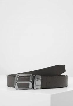 Michael Kors BUCKLE BELT UNISEX - Cinturón - Black/grey, Unisexo -Ofertas Michael Kors Tienda 069a4ee890f445678af4f5d80bfa6ad4