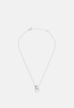 Michael Kors INTERLOCKING NECKLACE - Collar - Silver-coloured, Mujer