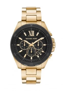 Michael Kors BRECKEN - Cronógrafo - Gold, Hombre