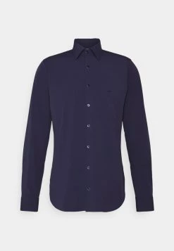 Michael Kors PERFORMANCE STRETCH SLIM SHIRT - Camisa Elegante - Navy, Hombre