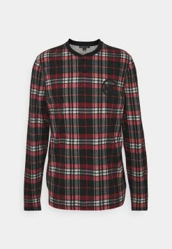 Michael Kors HOLIDAY HENLEY - Camiseta De Pijama - Crimson Multi, Hombre -Ofertas Michael Kors Tienda 0f4b244658144fd499dcf5fcfa69a6f5