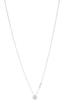 Michael Kors Collar - Silver-coloured, Mujer -Ofertas Michael Kors Tienda 0f6ae7703e73433fbeb243515387c718