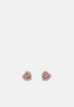 Michael Kors HEART CUT STUD EARRINGS - Pendientes - Rose Gold, Mujer