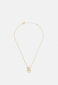 Michael Kors INTERLOCKING NECKLACE - Collar - Gold-coloured, Mujer