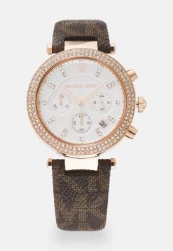 Michael Kors PARKER - Reloj - Brown, Mujer