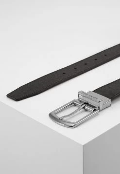 Michael Kors BUCKLE BELT UNISEX - Cinturón - Black/grey, Unisexo -Ofertas Michael Kors Tienda 1acef0b70c1442038655c7ef6a6a34e0