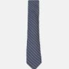 Michael Kors INTRICATE PIN STRIPE - Corbata - Blue, Hombre