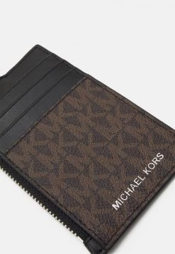 Michael Kors LANYARD ZIP CASE UNISEX - Monedero - Brown/black, Unisexo -Ofertas Michael Kors Tienda 1ed861cb37e84733bdd6fba97d5e1ea7