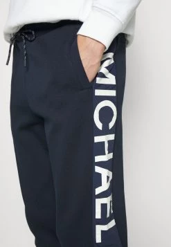 Michael Kors SHIBUYA LOGO - Pantalones Deportivos - Dark Midnight, Hombre -Ofertas Michael Kors Tienda 1f4c7f0bf23e47c5be16307a0f8c2000