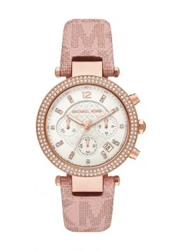Michael Kors WOMEN TRADITIONAL WATCHES PARKER - Cronógrafo - Pink, Mujer