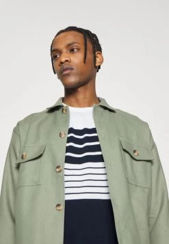 Michael Kors STRIPE SHORT CREW - Camiseta Básica - Midnight, Hombre -Ofertas Michael Kors Tienda 24772b8bf4b0483aa0737a93683ba433