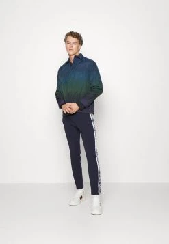 Michael Kors TAPE TRACKPANT - Pantalones Deportivos - Dark Midnight, Hombre -Ofertas Michael Kors Tienda 282a72fc71af423cb43181c2587bb524