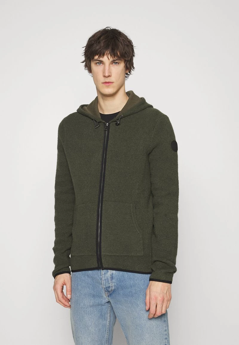 Michael Kors SOFT BRUSHED HOODIE - Chaqueta De Punto - Ivy, Hombre 3 Michael Kors SOFT BRUSHED HOODIE - Chaqueta De Punto - Ivy, Hombre