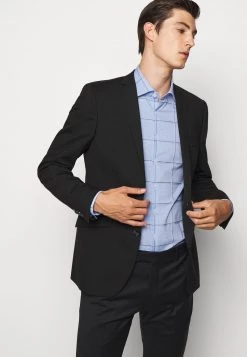 Michael Kors CHECK EASY CARE SLIM - Camisa Elegante - Light Blue, Hombre -Ofertas Michael Kors Tienda 2daae10cbe814152bc746bf6ea72011d