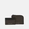 Michael Kors WALLET SET UNISEX - Monedero - Brown/black, Unisexo -Ofertas Michael Kors Tienda 38266e6cb74541dfbcd0b06746e2395d