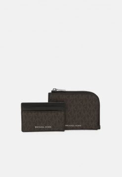Michael Kors WALLET SET UNISEX - Monedero - Brown/black, Unisexo