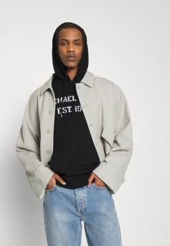 Michael Kors HERITAGE LOGO HOODIE - Jersey De Punto - Black, Hombre -Ofertas Michael Kors Tienda 3b6895be13414e4cbb8ce4b12c0ed023