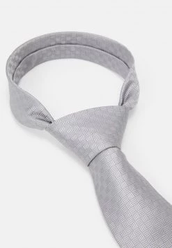 Michael Kors CROSSHATCH SOLID - Corbata - Grey, Hombre -Ofertas Michael Kors Tienda 3c586c0a236348bdb0e596b5d27f3ee5