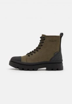 Michael Kors COLIN - Botines Con Cordones - Olive, Hombre