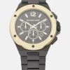 Michael Kors LENNOX UNISEX - Cronógrafo - Black/gold-coloured, Unisexo -Ofertas Michael Kors Tienda 3f1b48365e414852bf47f56e2b4bae9f