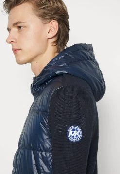 Michael Kors MIX MEDIA HOODY - Chaqueta De Entretiempo - Dark Midnight, Hombre -Ofertas Michael Kors Tienda 3f2336bfc88f428d99383b259a29cf2d