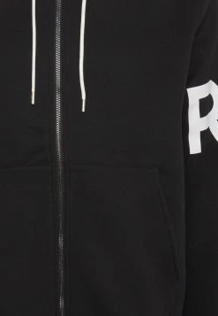 Michael Kors SLEEVE HOODIE - Sudadera Con Cremallera - Black, Hombre -Ofertas Michael Kors Tienda 46ba35a2509f4a1db76b187112776ed4