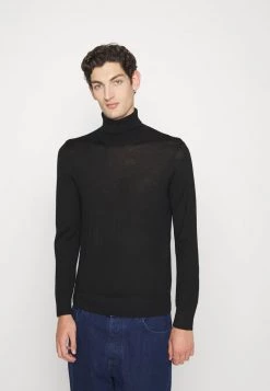 Michael Kors CORE TURTLENECK - Jersey De Punto - Black, Hombre