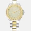 Michael Kors LENNOX - Reloj - Gold-coloured/silver-coloured, Mujer -Ofertas Michael Kors Tienda 4d3a90201edf48338ccc7c9e908a86da