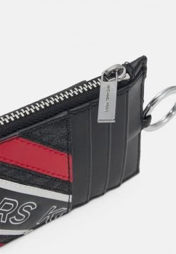 Michael Kors LANYARD ZIP CASE UNISEX - Monedero - Black/crimson, Unisexo -Ofertas Michael Kors Tienda 4f6f7c5361c54a999532ca6e36d629ed