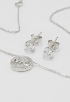 Michael Kors PREMIUM SET - Pendientes - Silver-coloured, Mujer -Ofertas Michael Kors Tienda 55ab3ad2bc634b44bba608fea8552873