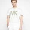 Michael Kors SPILL TEE - Camiseta Estampada - White, Hombre -Ofertas Michael Kors Tienda 58c2f4e965624174b685c91e9db6606b