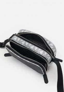 Michael Kors CROSSBODY UNISEX - Bandolera - Silver-coloured/black, Unisexo -Ofertas Michael Kors Tienda 65a825fd890e4535968fff7919665633