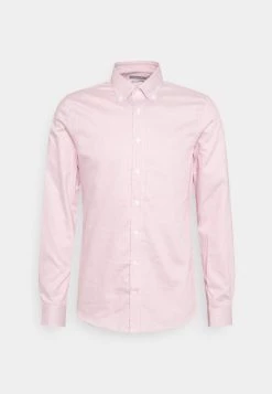 Michael Kors AMALFI STRIPE SLIM FIT - Camisa - Cherry, Hombre