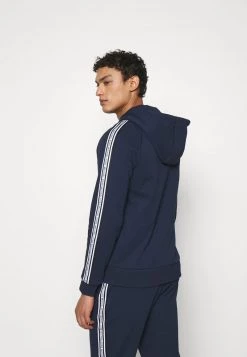 Michael Kors BLOCKED LOGO HOODIE - Sudadera Con Cremallera - Midnight, Hombre -Ofertas Michael Kors Tienda 6e565f1535ad4b74a1bcfd461be3b30d