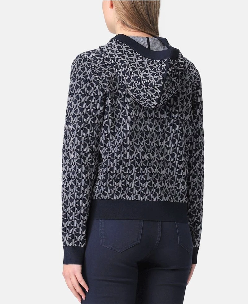 Michael Kors RETRO - Jersey Con Capucha - Midnight Blue Navy, Mujer 4 Michael Kors RETRO - Jersey Con Capucha - Midnight Blue Navy, Mujer - Imagen 2