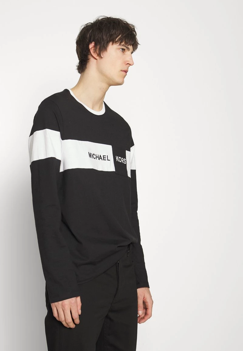 Michael Kors STRIPE TEE - Camiseta De Manga Larga - Black, Hombre 6 Michael Kors STRIPE TEE - Camiseta De Manga Larga - Black, Hombre - Imagen 4