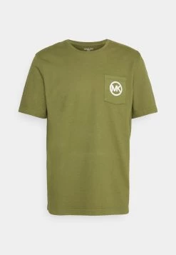 Michael Kors POCKET CREW - Camiseta De Pijama - Smoky Olive, Hombre