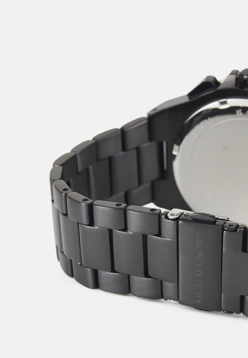 Michael Kors LENNOX UNISEX - Cronógrafo - Black/gold-coloured, Unisexo 4 Michael Kors LENNOX UNISEX - Cronógrafo - Black/gold-coloured, Unisexo - Imagen 2