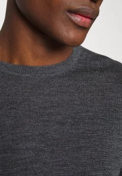 Michael Kors CORE CREW - Jersey De Punto - Charcoal Melange, Hombre -Ofertas Michael Kors Tienda 84c5d766791644698cd88037f5043427