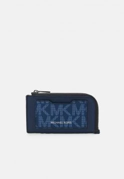 Michael Kors ZIP WALLET UNISEX - Monedero - Blue, Unisexo