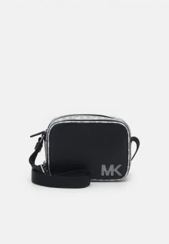 Michael Kors CROSSBODY UNISEX - Bandolera - Silver-coloured/black, Unisexo
