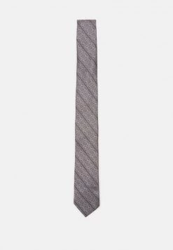 Michael Kors THINLY OUTLINED AND LINKED LOGO - Corbata - Grey, Hombre