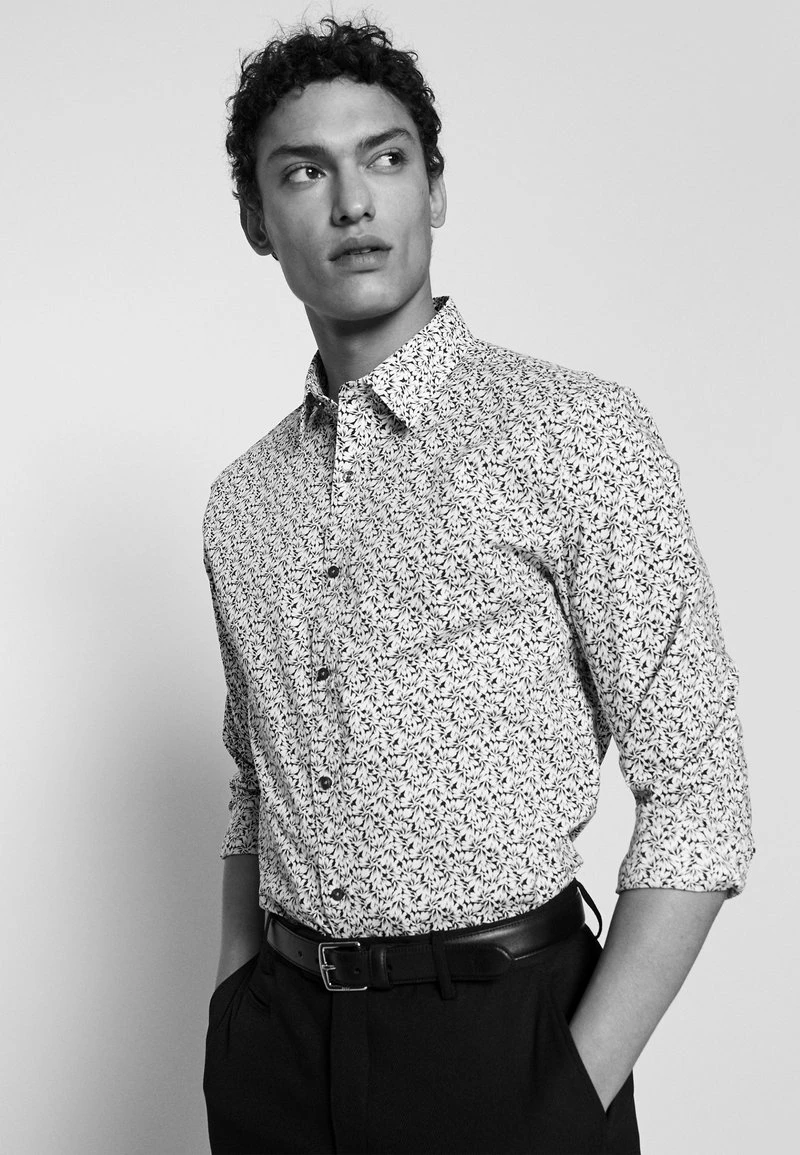 Michael Kors LARGE LEAF PRINT - Camisa - Dark Midnight, Hombre 7 Michael Kors LARGE LEAF PRINT - Camisa - Dark Midnight, Hombre - Imagen 5