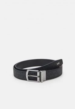 Michael Kors DRESS BELT UNISEX - Cinturón - Black, Unisexo