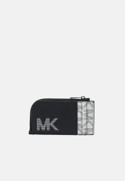 Michael Kors ZIP WALLET UNISEX - Monedero - Silver/black, Unisexo