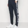 Michael Kors SHIBUYA LOGO - Pantalones Deportivos - Dark Midnight, Hombre