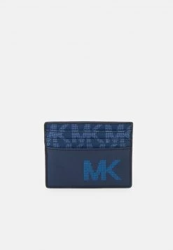 Michael Kors TALL CARD CASE UNISEX - Monedero - Blue, Unisexo