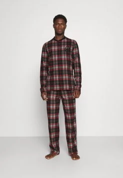 Michael Kors HOLIDAY HENLEY - Camiseta De Pijama - Crimson Multi, Hombre -Ofertas Michael Kors Tienda 961b074dc9fc48f28cda9d4812a68797